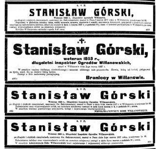 Zdjęcie powstańca styczniowego Stanisław Górski 