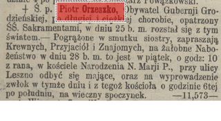 Zdjęcie powstańca styczniowego Piotr Orzeszko