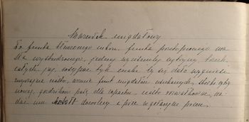 rękopis przepisu