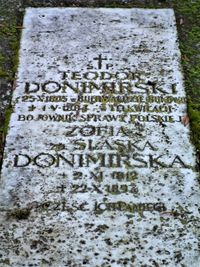 Grób Teodora i Zofii Donimirskich