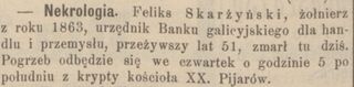 Zdjęcie powstańca styczniowego Feliks Skarżyński