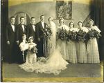 Zdjęcie ze ślubu Anny i Kazimierza Domurat - Chicago około 1936 roku Zdjęcie ze ślubu Anny i Kazimierza Domurat - Chicago około 1936 roku