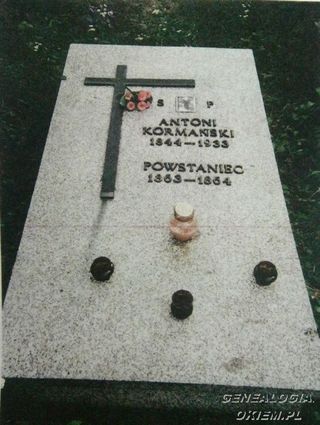 Zdjęcie powstańca styczniowego Antoni Kormański