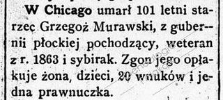 Zdjęcie powstańca styczniowego Grzegorz Murawski