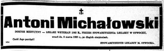Zdjęcie powstańca styczniowego Antoni Michałowski