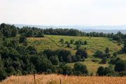 Okocim - widok z Kmieńca na tzw. "Granice"