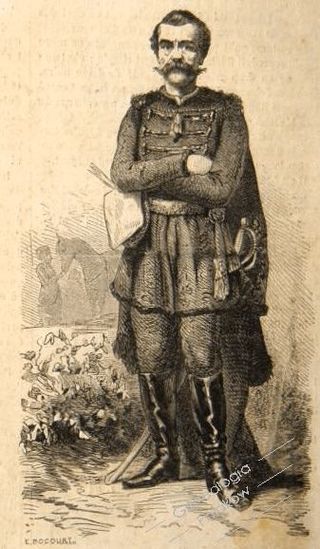 Zdjęcie powstańca styczniowego Marian Langiewicz