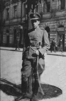 Ludwik Slaski w mundurze