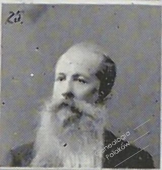 Zdjęcie powstańca styczniowego Maurycy Salutrzyński