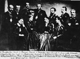 Grupa emigrantów - powstańców, Paryż 1864