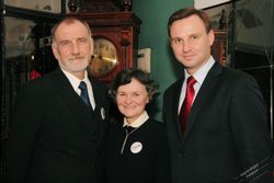 Andrzej Duda z rodzicami