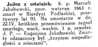 Zdjęcie powstańca styczniowego Marceli (2) Jakubowski