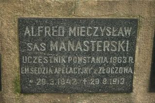 Zdjęcie powstańca styczniowego Alfred Mieczysław Manasterski