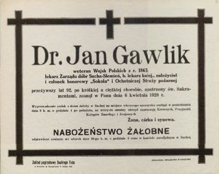 Zdjęcie powstańca styczniowego Jan Gawlik