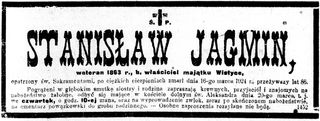 Zdjęcie powstańca styczniowego Stanisław Jagmin