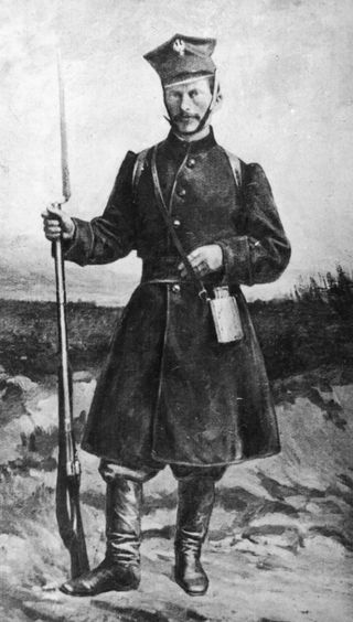 Zdjęcie powstańca styczniowego Leon Szumański