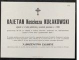 Kułakowski Kajetan ( - 1903)