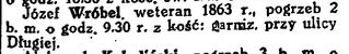 Zdjęcie powstańca styczniowego Józef Wróbel
