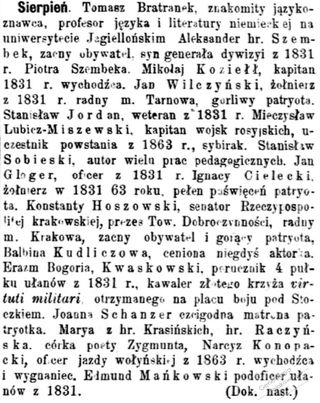 Zdjęcie powstańca styczniowego Narycz Konopacki