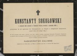 Konstanty Sokołowski - klepsydra