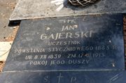 Gajerski Jan, Gajerska Jadwiga, Gajerski Józef, Gawdzik Mieczysław, Gawdzik Maria