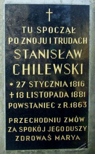 Zdjęcie powstańca styczniowego Stanisław Chilewski