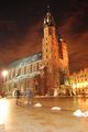 Kraków - Kościół Mariacki nocą