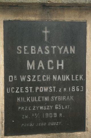Zdjęcie powstańca styczniowego Sebastian Mach