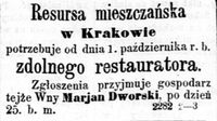 Reklama resursy Mariana Dworskiego