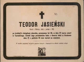 Zdjęcie powstańca styczniowego Teodor (1) Jasieński