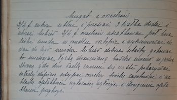 rękopis przepisu