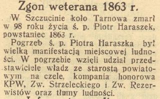Zdjęcie powstańca styczniowego Piotr Haraszek