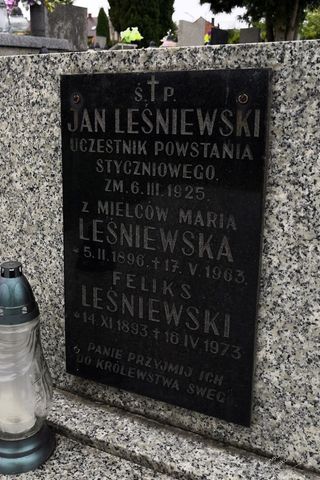 Zdjęcie powstańca styczniowego Jan (3) Leśniewski