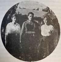 Zofia i Ludwik Slascy z Marysią Ramułt 1919