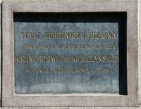 Tablica pamiątkowa Kazimierza Kralczyńskiego w Łańcucie