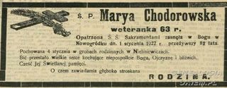 Zdjęcie powstańca styczniowego Maria Chodorowska