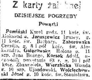 Zdjęcie powstańca styczniowego Adolf Korsak