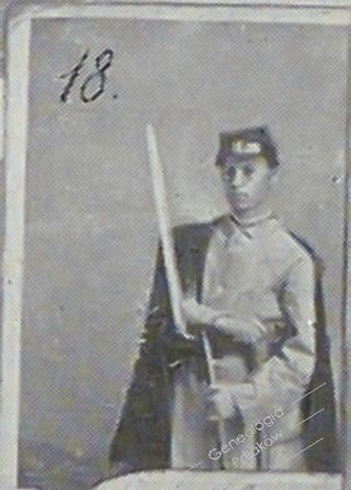 Zdjęcie powstańca styczniowego Alfred Kamieniobrodzki