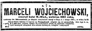 Zdjęcie powstańca styczniowego Marceli Wojciechowski