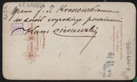 Cieszewski Karol - rewers