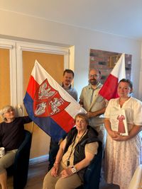 Uczestnicy prelekcji na Osiedlu Fatimskim
