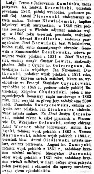 Zdjęcie powstańca styczniowego Zbigniew Chądzyński