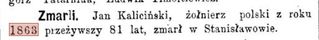 Zdjęcie powstańca styczniowego Jan Kaliciński 