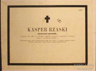 Zdjęcie powstańca styczniowego Kasper Rzaski