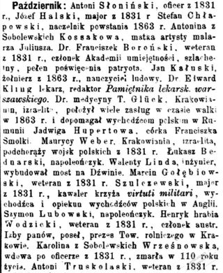 Zdjęcie powstańca styczniowego Jan Kałuski