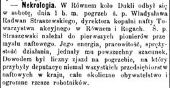 Nekrolog w prasie