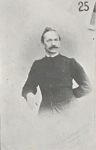 Zdjęcie powstańca styczniowego P. Rohr