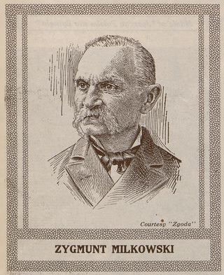 Zdjęcie powstańca styczniowego Zygmunt Miłkowski