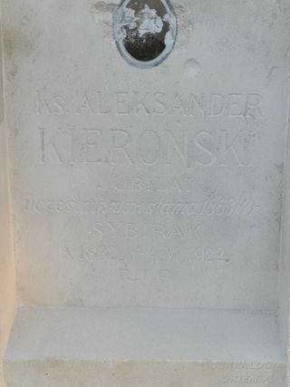 Zdjęcie powstańca styczniowego Aleksander Kieroński