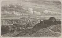 Widok Złoczowa ok 1870